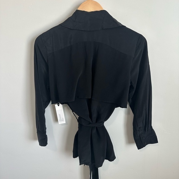 L’agence Silk Wrap Blouse - Picture 7 of 10